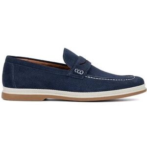 NEW VINTAGE FOUNDRY Mens Menahan Penny Loafers Comfort Casual Blue Size 8